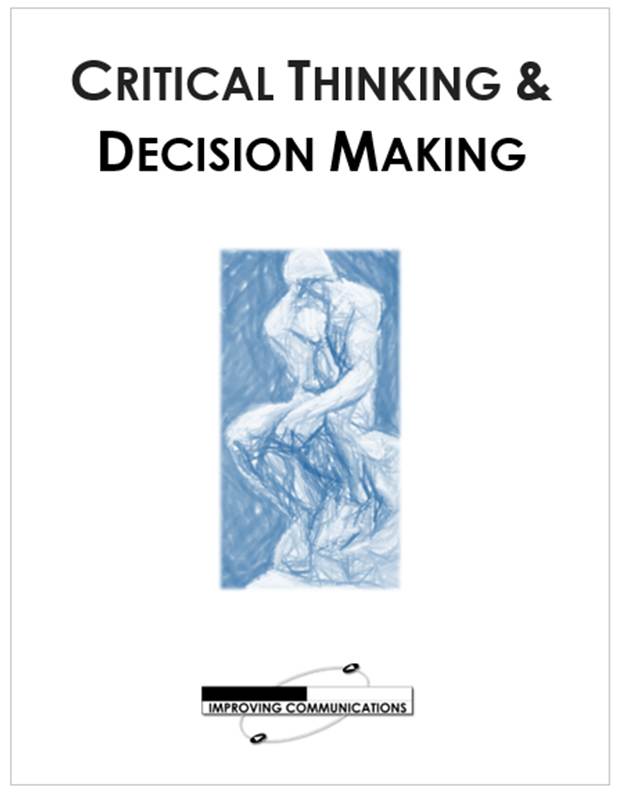 Critical Thinking and Decision Making Cover